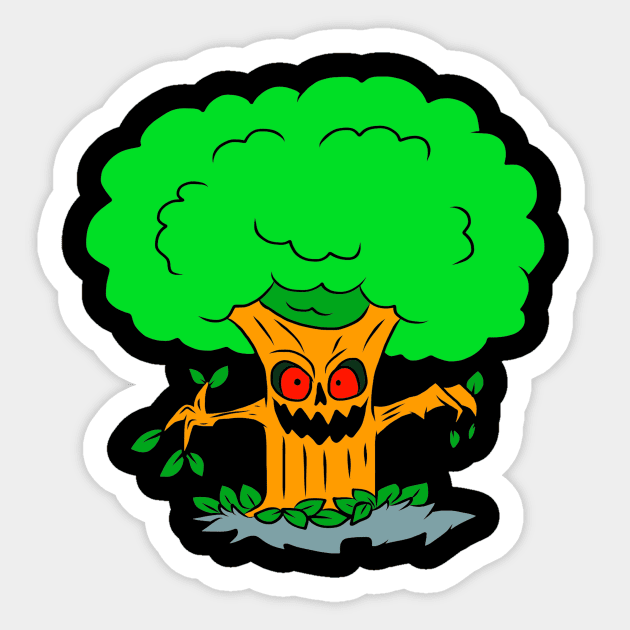 Halloween pictures on t-shirt for kids tree Sticker by KK-Royal